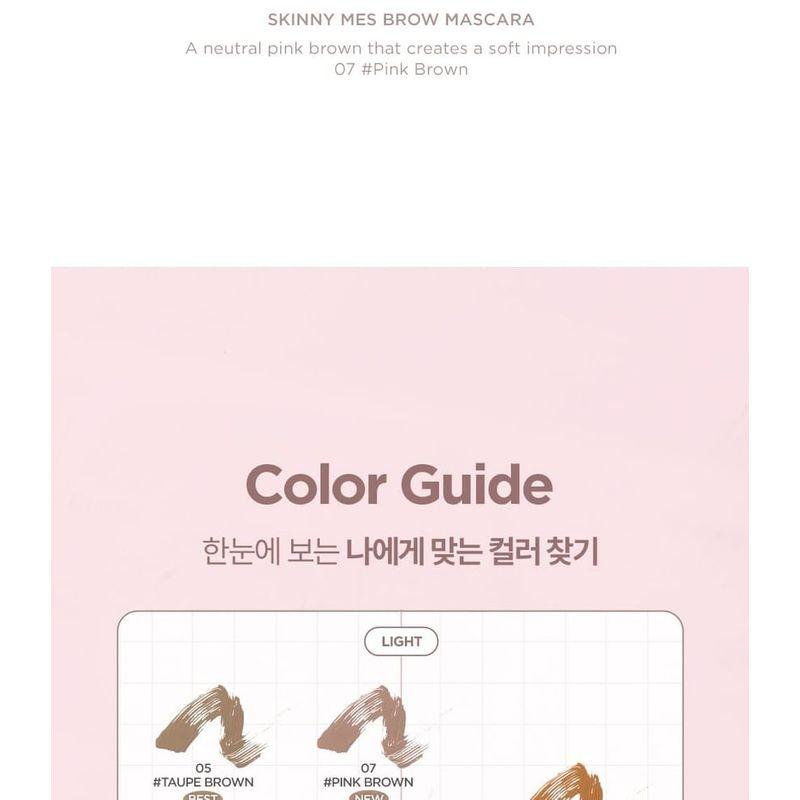 lilybyred - Skinny Mes Brow Mascara - 6 Colors