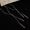 Fashionable Geometric Triangle Sweater Chain For Women Ins Metal Style Long Necklace