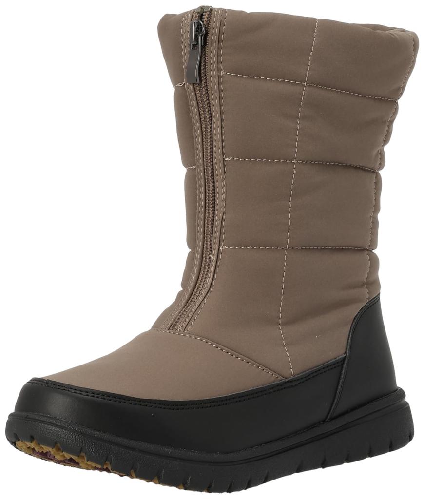 Northdate Waterproof Zip Snow Boots KH38037 Charcoal