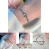 Elegant Moon And Star Crystal Bracelet For Women Chic Zircon Alloy Jewelry
