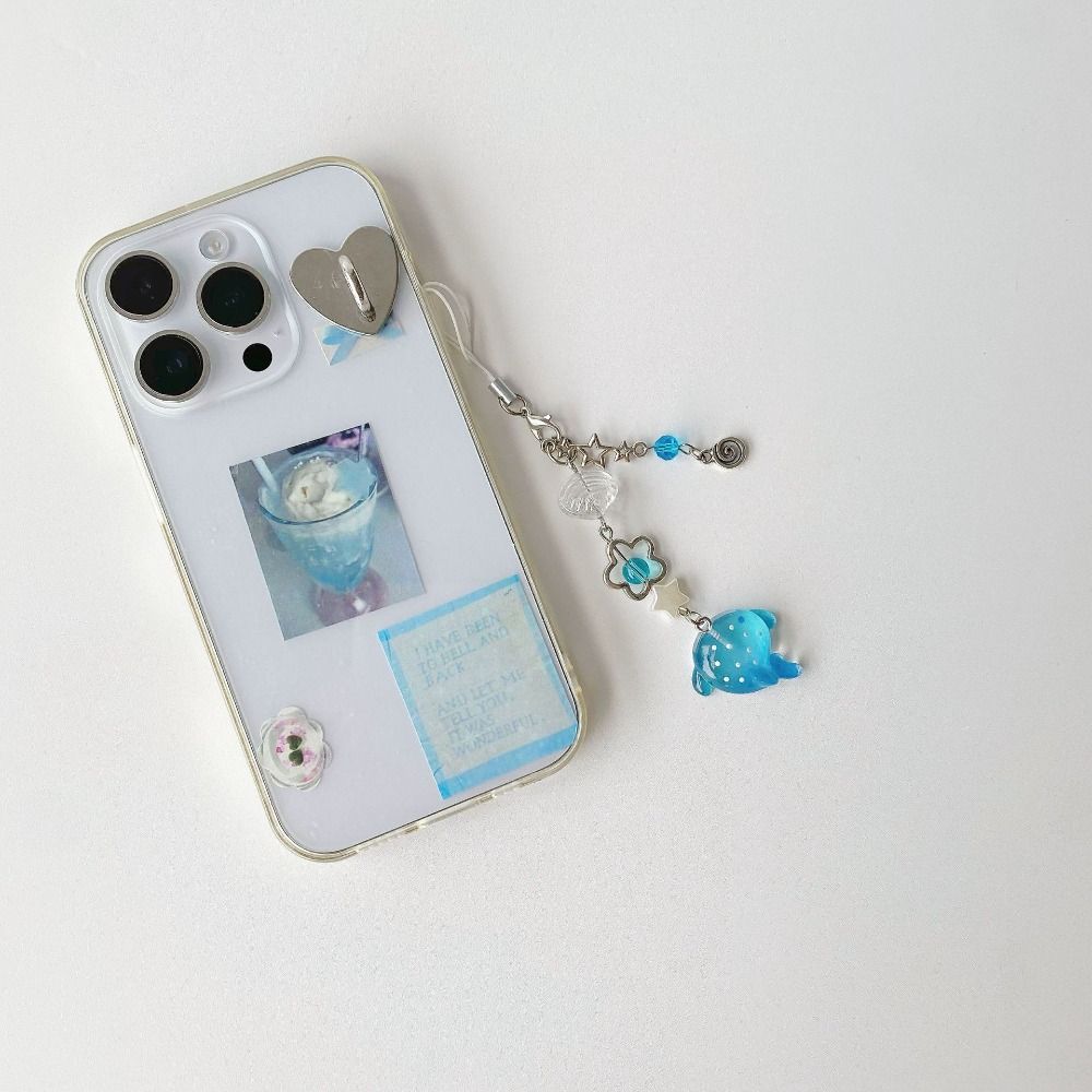 Marine Animal Shark Phone Charm Y2k Unique Phone Lanyard Mobile Phone Chain  Phone Accessories