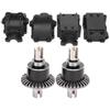 4pcs Plastic Gear Box2pcs Metal Differential Set for WLtoys 144001 1 14 Remote Control Car