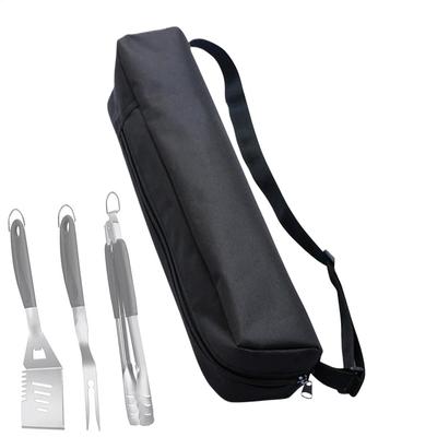 Bolsa de Almacenamiento para Utensilios de Barbacoa de Tela Oxford para Barbacoa al Aire Libre Bolsa Plegable para Barbacoa para Acampar y Senderismo BBQ
