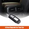 A87Q-For Honda Pilot  2024 ABS Carbon Fiber Car Rear Air Vent Outlet Frame Cover Trim Sticker Accessories