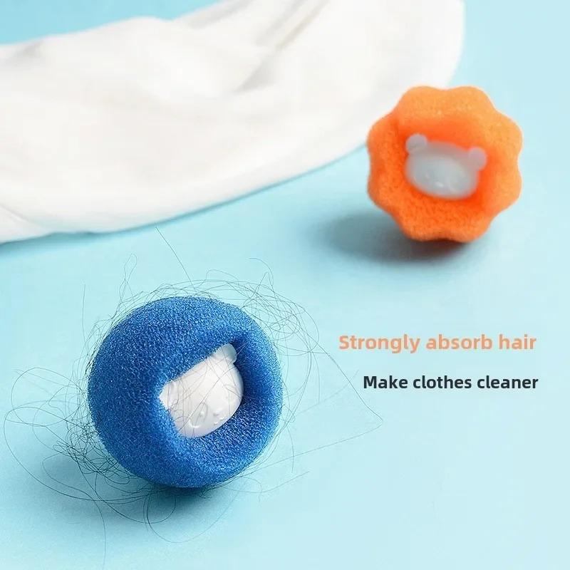 Kit de bolas mágicas para lavandería, herramienta reutilizable para limpiar el pelo de la ropa, removedor de pelo de mascotas, atrapa pelo de gato y perro para lavadora.
