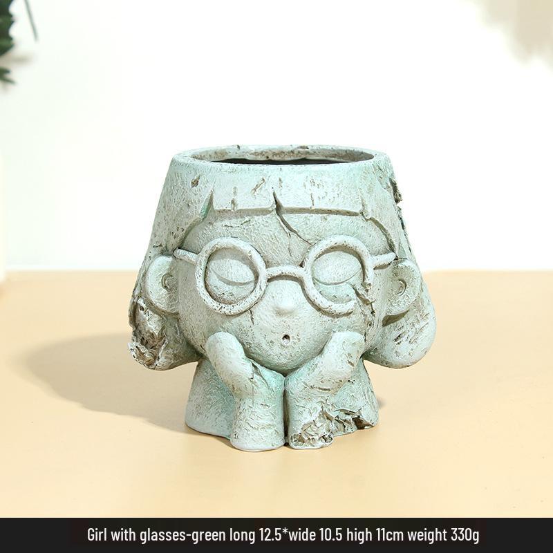 Succulent Garden Resin Ornaments: DIY Micro-Landscape Bonsai Decorations