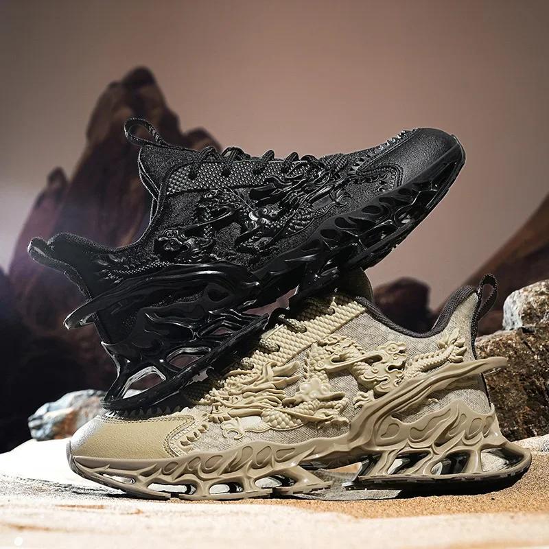 Fashion New Exquisite Men's Sneakers Mesh Breathable Fashion Casual Shoes Soft Bottom Wear resistant Running Shoes Zapatos Para Hombres