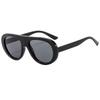 Retro Women's Sunglasses, Large Frame, Versatile Outdoor UV Protection Sunglasses European and American Style