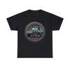 Unisex Adult T Shirt Vintage Style SUV Gears Illustration Garage Tee Restoration
