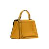 Coach Pepper 23 Classic Fashion Crocodile Pattern Magnetic Closure Leather Handbag Women handbags Yellow C5630-IMLQT