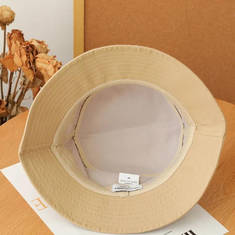 Men Big Head 63Cm Bucket Hats For Women Large Size Bob Four Seasons Cotton Fisherman Hat Letter Outdoors  Sun Hat  Xl
