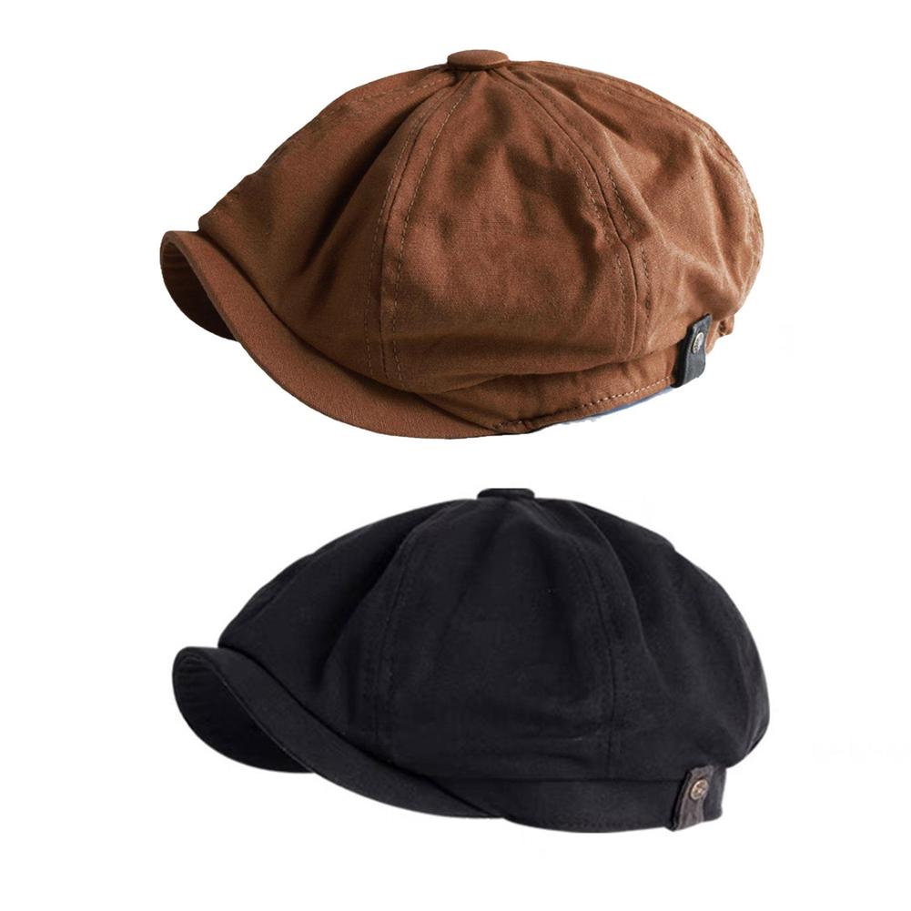 Retro Newsboy Caps Men Octagonal Hats Autumn British Women Painters Caps Fashion Berets Gorras Casual Baseball Hat