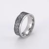 Viking Style Stainless Steel Auspicious Clouds Rings For Men Personalized Dominant Trend Retro Jewelry