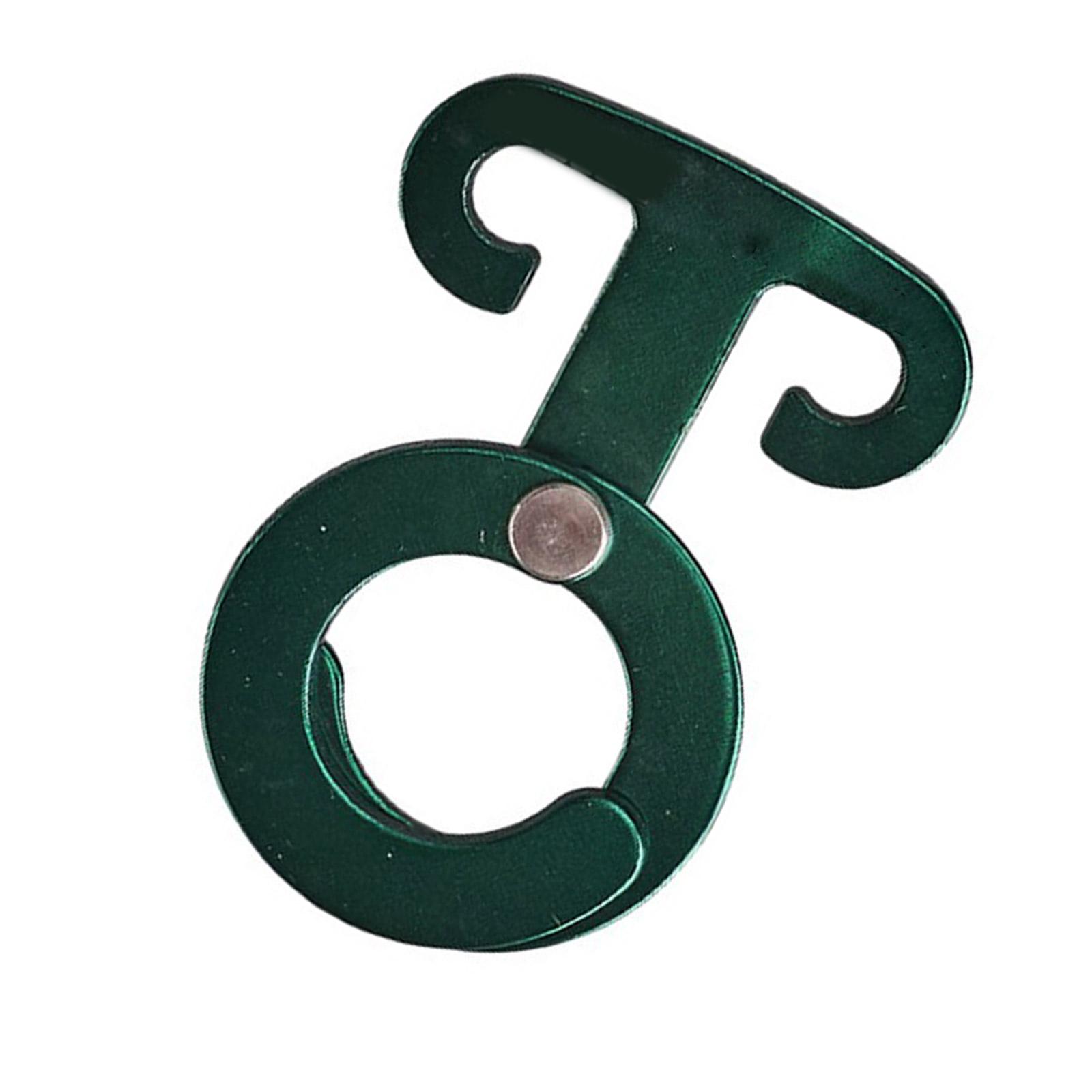 

Самоблокирующийся регулятор оттяжек для палатки из алюминиевого сплава с O-образными кольцами, натяжитель веревки, подходит для надежного кемпинга, пеших походов зелёный