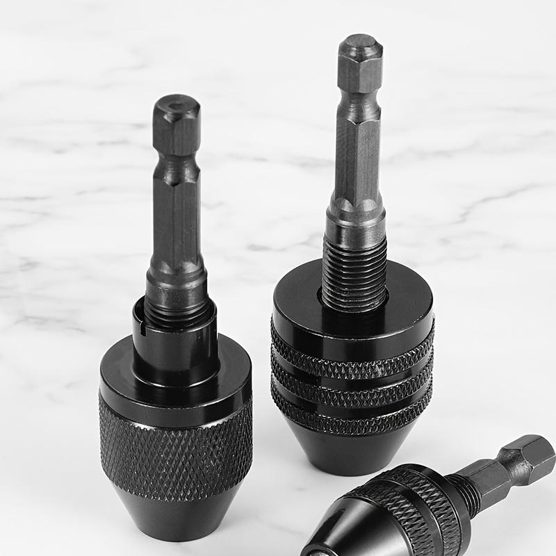 Schlüsselloses Bohrfutter, 1/4, 1/8, 1/16 Zoll Sechskant- und Rundschäfte Kleiner Bohrfutter-Wechseladapter