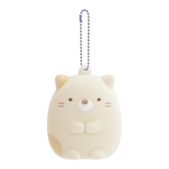 [San-X] AB40404 Sumikko Gurashi Raccoon Manmaru Restaurant Funifuni Keychain Cat