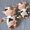 30cm Cute Cow Dolls Sweater Little Cow Plush Toy Chinese Zodiac Stuffed Animals  Cloth Doll New Year's Gift Girl's Birthday Gift