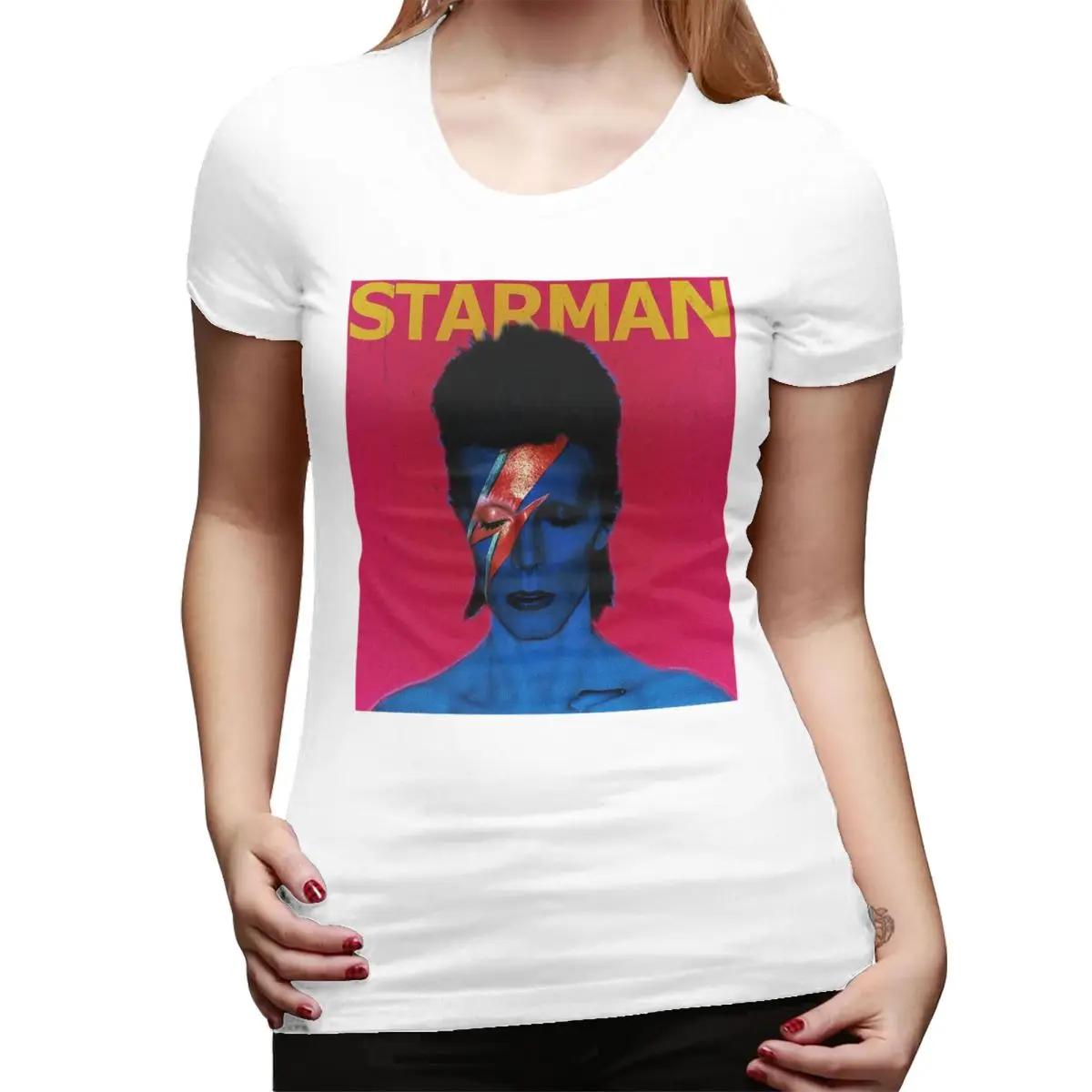 

Davids Bowied TShirt for Women Crew Neck Streetwear T Shirts Womens Tees Short Summer Clothes Tops S