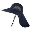 Unisex Quick-Dry Sun Protection Hat with Large Brim and Breathable Neck Guard for Outdoor Fishing and Hiking