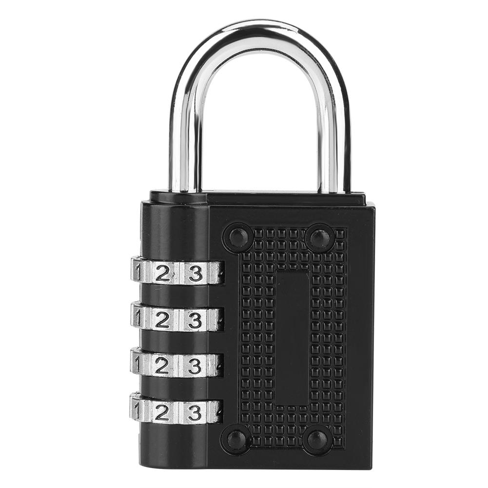 4 Dial Digit Combination Luggage Password Lock Padlock for Gym School Student Employee Locker