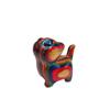 Rainbow Cat Curiosity Hand-Carved Ornament - Creative Animal Car Decor & Birthday Gift