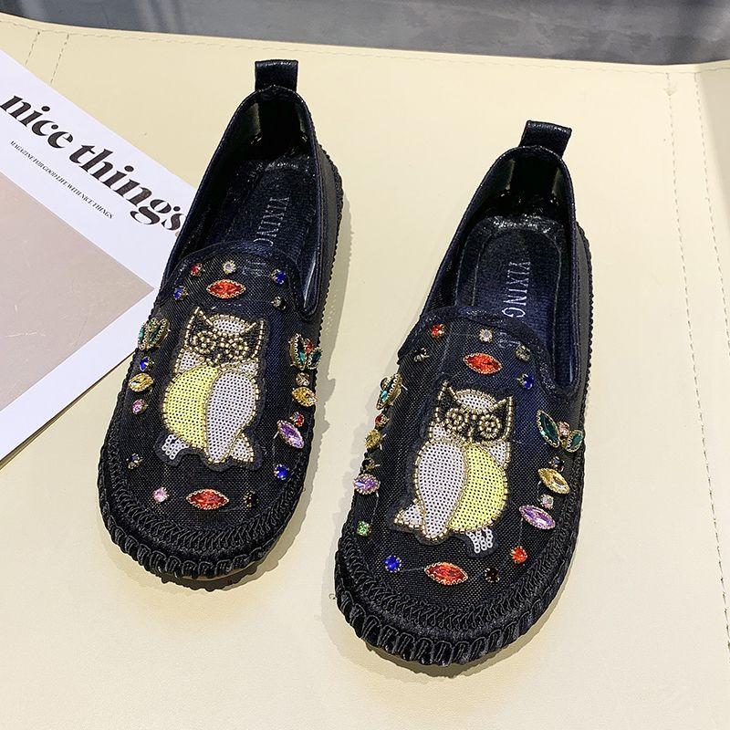 One-pedal fisherman shoes New summer lazy sandals Platform single shoes Women's mesh breathable bag head slippers