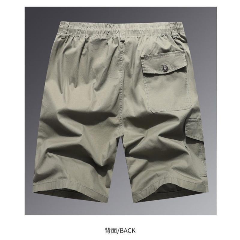 Men's Loose Cargo Shorts Drawstring Waist Comfortable Daily Summer Fashion Casual