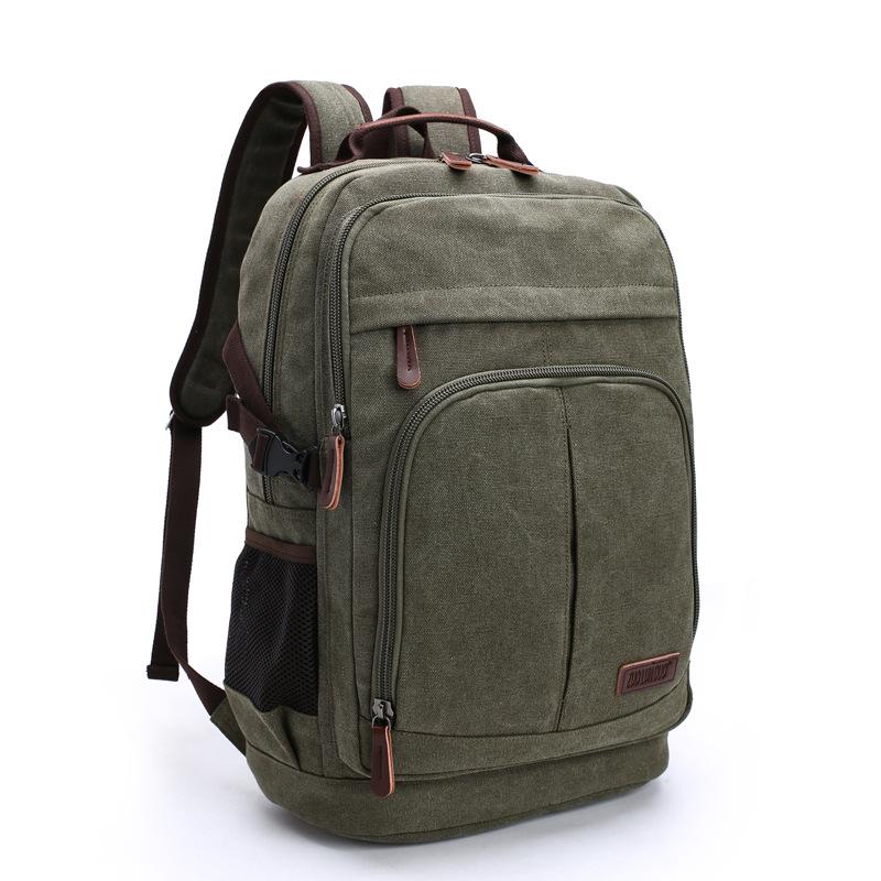

Multifunctional Large-Capacity Washable Canvas Student and Travel Backpack