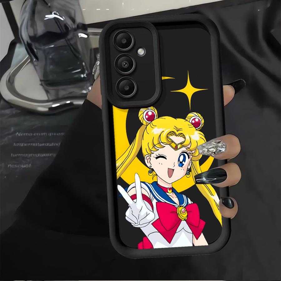 Phone Cover Case for Samsung Galaxy A56 A25 A26 A36 A24 A35 A52 A73 A22 A54 A55 A32 A21s Anime Sailor Moon
