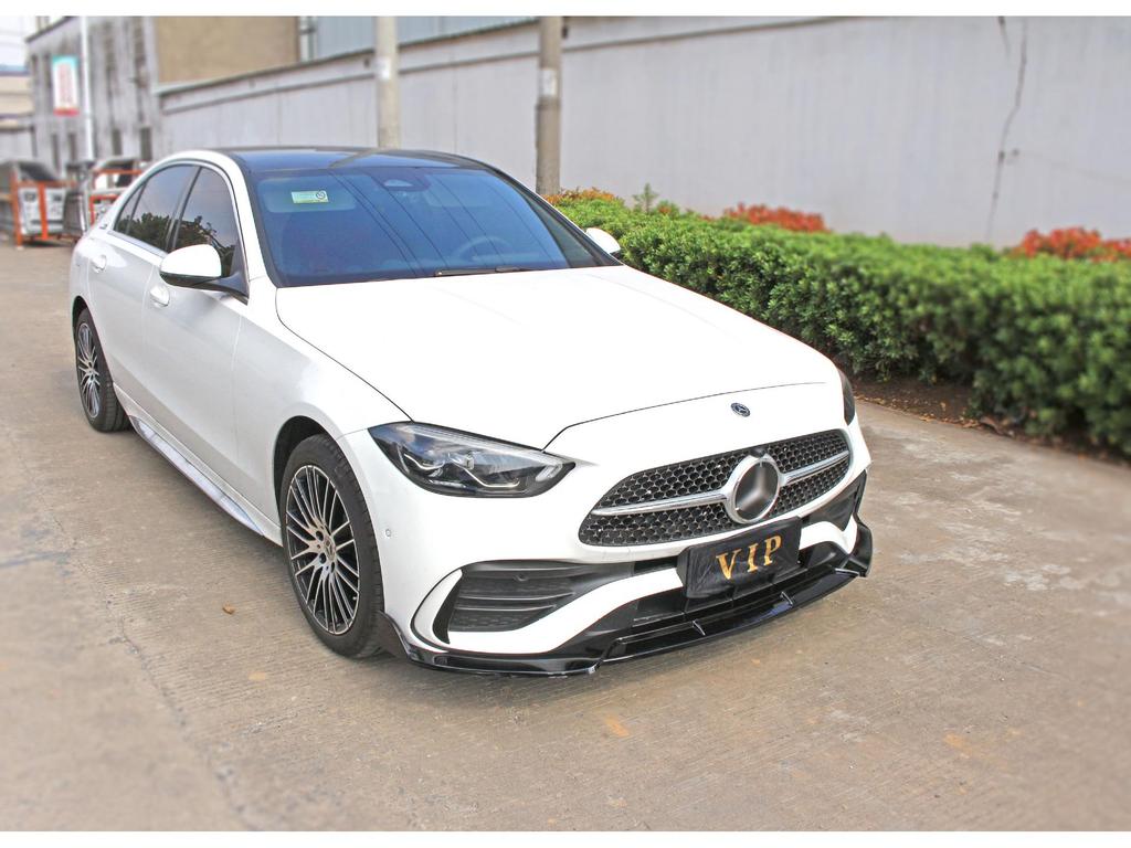 Mercedes-Benz Klasa C W206 2022 Zestaw Splittera Przedniego i Spoilera Tylnego Brabus - Montaż Bezinwazyjny