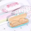 Leaf PU Leather Women Eyeglasses Case Sunglasses Storage Bag Sunglasses Holder Cartoon Glasses Box