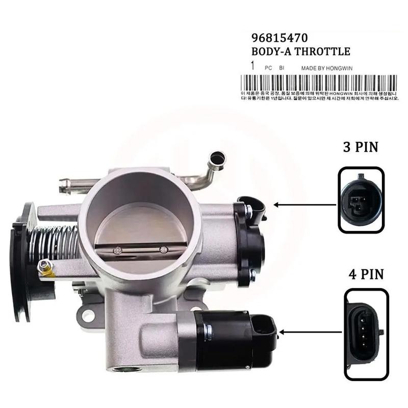 New Electronic Throttle Body Assembly 96815470 25183953 96378856 For Chevrolet Aveo Daewoo Kalos 1.4 Buick Excelle  Accessories