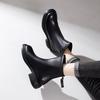 First layer cowhide Chelsea boots women's 2025 autumn and winter new retro polished rubber sole leather women's leather boots