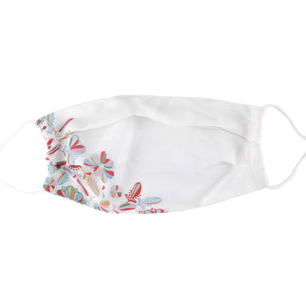 Silk Face Mask Soft Dual Layer Anti-dust Anti-mist Air Filter Mouth Mask