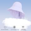 Foldable Women's Sun Hat UV Protection Bucket Hat Fashion Wide Brim Hat  for Outdoor