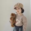 Baby Children Beret Hat For Autumn With Sunshade Cotton Fiber For Toddler Girls And Boys