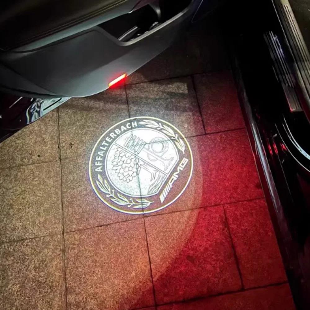 

New C200 E200 For Mercedes Benz HD Ghost For AFFALTRBACH AMG Badge Light AMG Door Light AMG Puddle Light For Mercedes Benz GLC 2pcs
