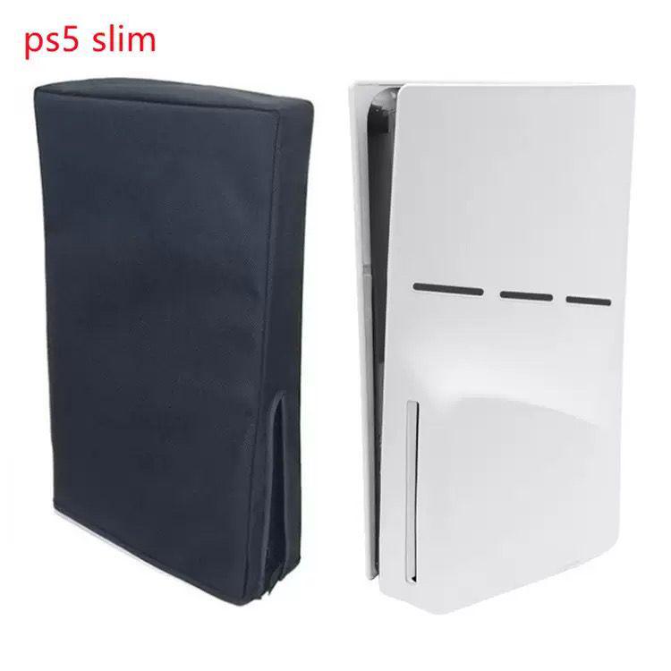 PS5 Horizontal Dust Cover: Moisture-Proof, Simple Cloth Protection for Console