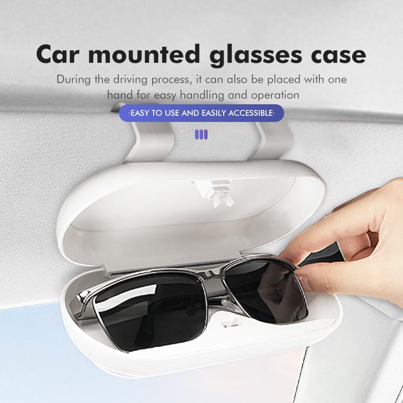 2026 Hot Alfa Romeo Car Sun Visor Sunglasses Box Storage Case Organize Boxs For Alfa Romeo 159 Giulietta Giulia 147 Mito 156 159