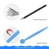 EHDIS Cutting Template for Parking Sensor Carbon Fiber Wrap Vinyl Tool Kit Car Protective Film Cutter 13~25mm Metal Circle Gauge