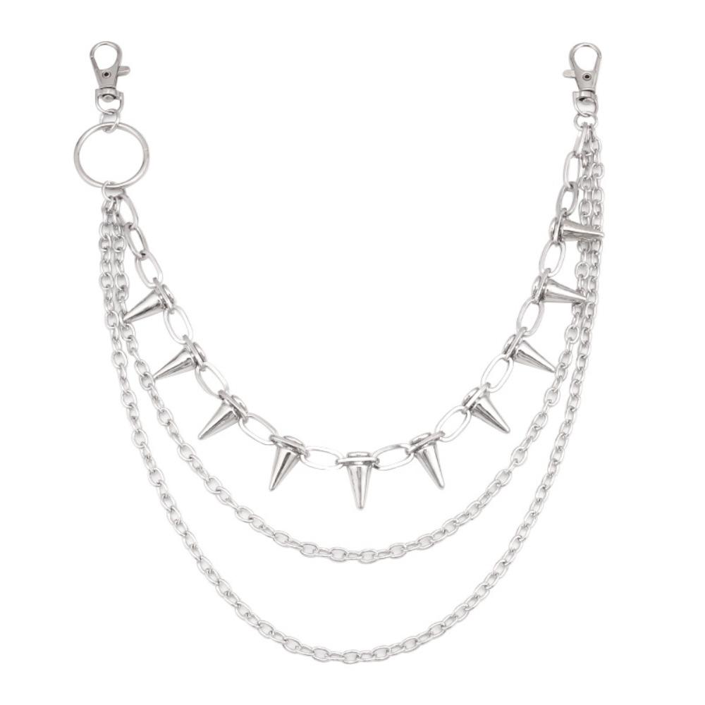 Multi-layer Layered Waist Chain Metal Trousers Chain Fashion Punk Chain  Men