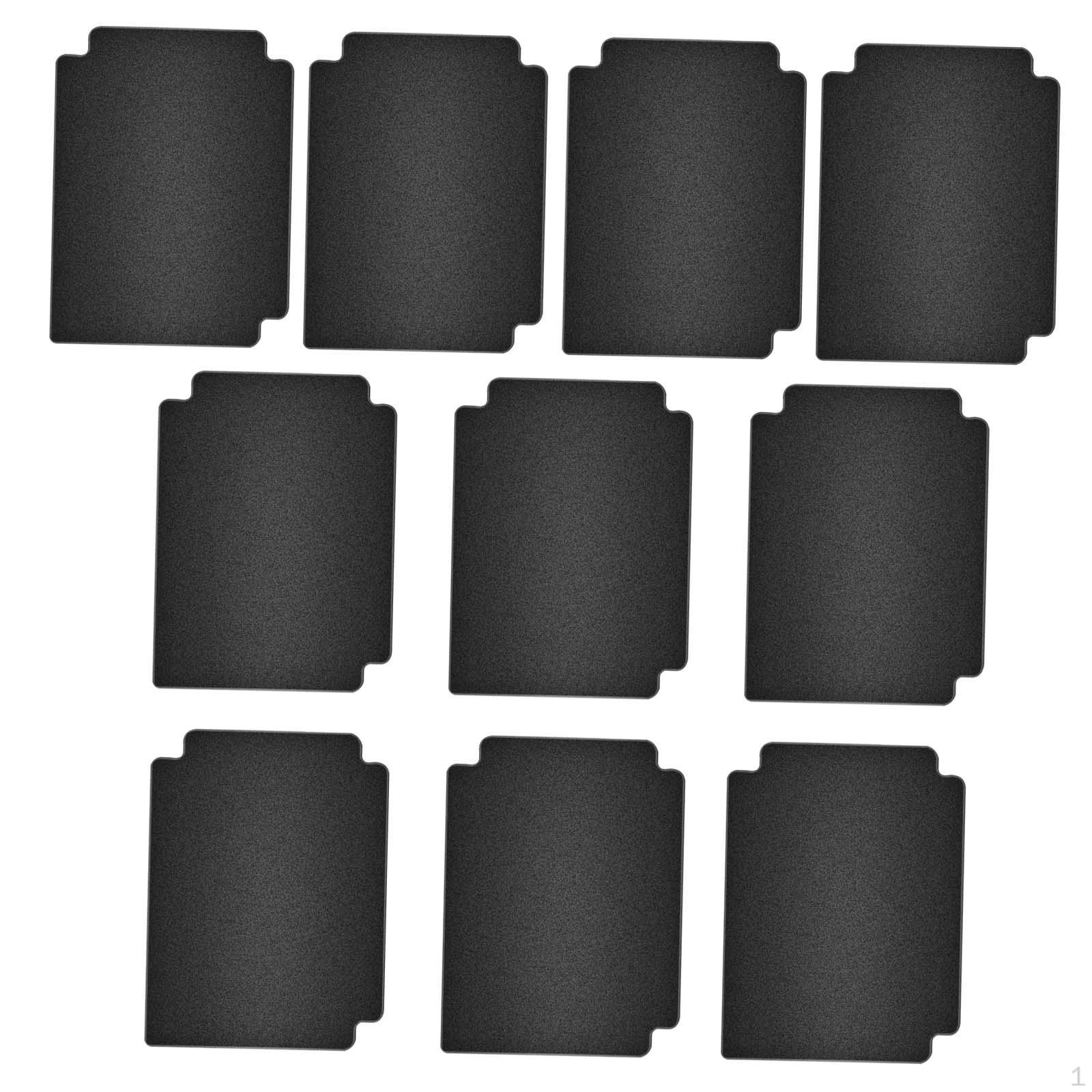 

Разделители для торговых карточек, 10 шт. Разделитель игровых карточек для игр и спорта чёрный