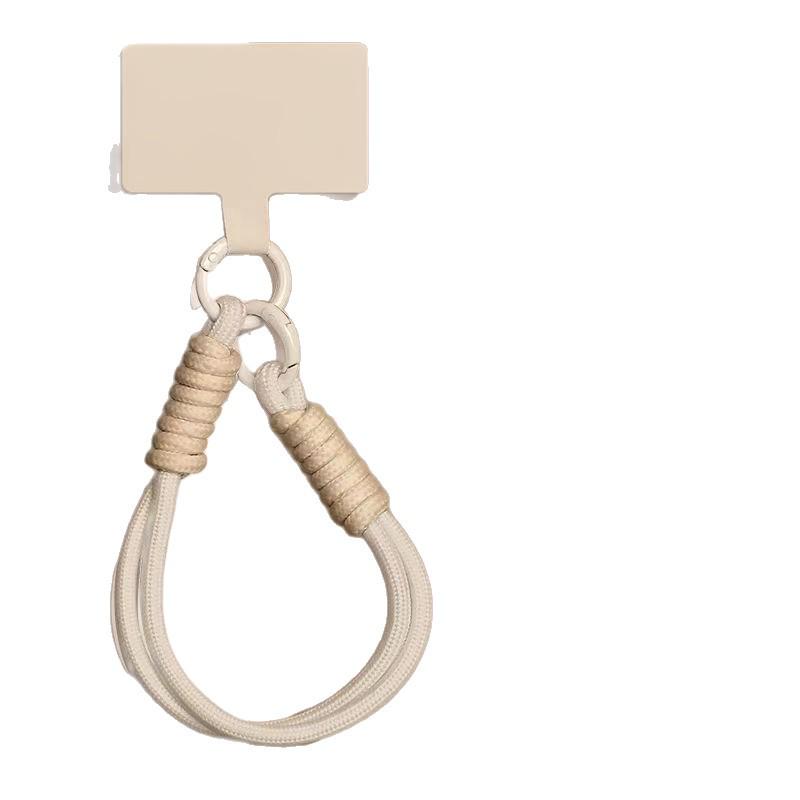 Popular Color-Block Phone Lanyard: Multifunctional Anti-Loss Case, Earphone Cover, Toy Bag, Woven Wrist Strap