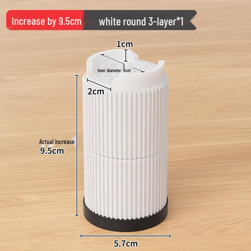 Adjustable Non-Slip Furniture Leg Pads for Moisture-Proof Heightening of Tables and Cabinets.