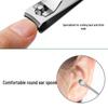 Compact Stainless Steel Nail Clipper & Manicure Set - 5 Piece