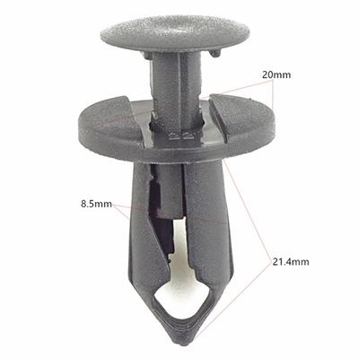 120 teile/beutel Atv Utv Karosserieverschlussnieten Push-Pin 7661855 Kunststoff Anti-Verschleiß Anti-Korrosion Spritzschutz Clips mit Entferner