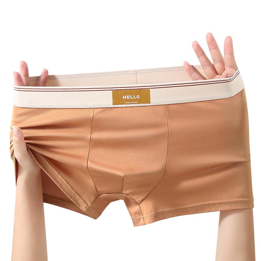[New Arrival] Men's Youth Mid-Waist Boxer Briefs - Large Size Shorts