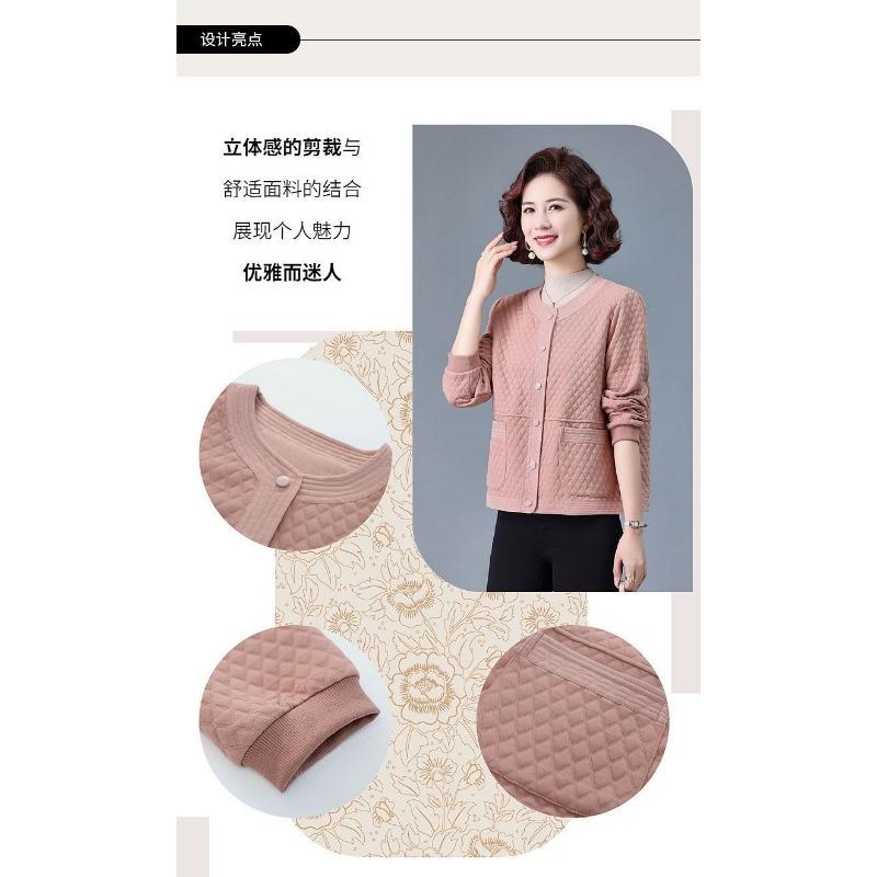 Autumn and Winter Women's Button-down Long-sleeved Cardigan Coat Pocket Elegant Solid Color Fashion Top