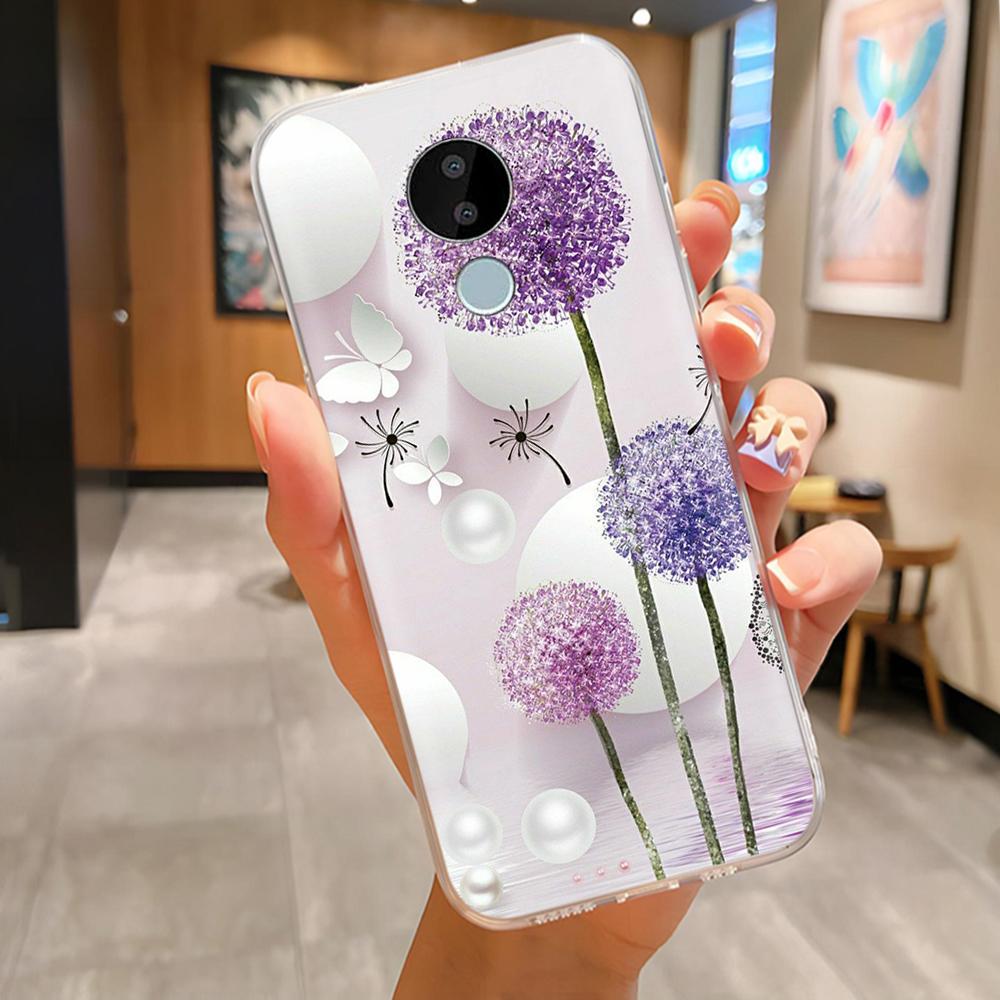 For Nokia C30 Case Funny Creative Cover for Nokia C30 Phone Cases Soft TPU Silicone Transparent Back Covers for NokiaC30 C 30