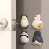 14mm Thick Anti Collision Door Stoppers Soft Rubber Wall Protectors Strong Adhesive Door Guard Easy Installation